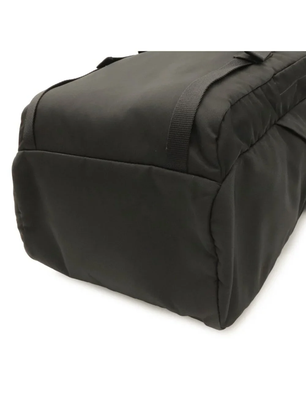 Prada Backpack Shoulder Bag Nylon Leather Nero Black Silver